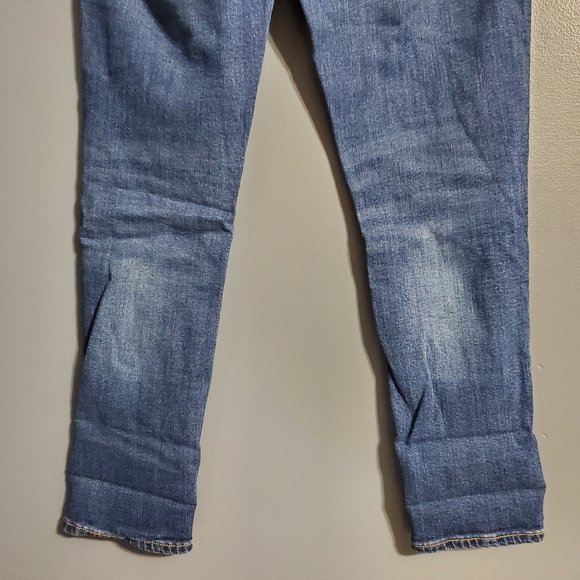 GAP Girlfriend Women's Cropped Blue Jeans Size 6 - Picture 6 of 9